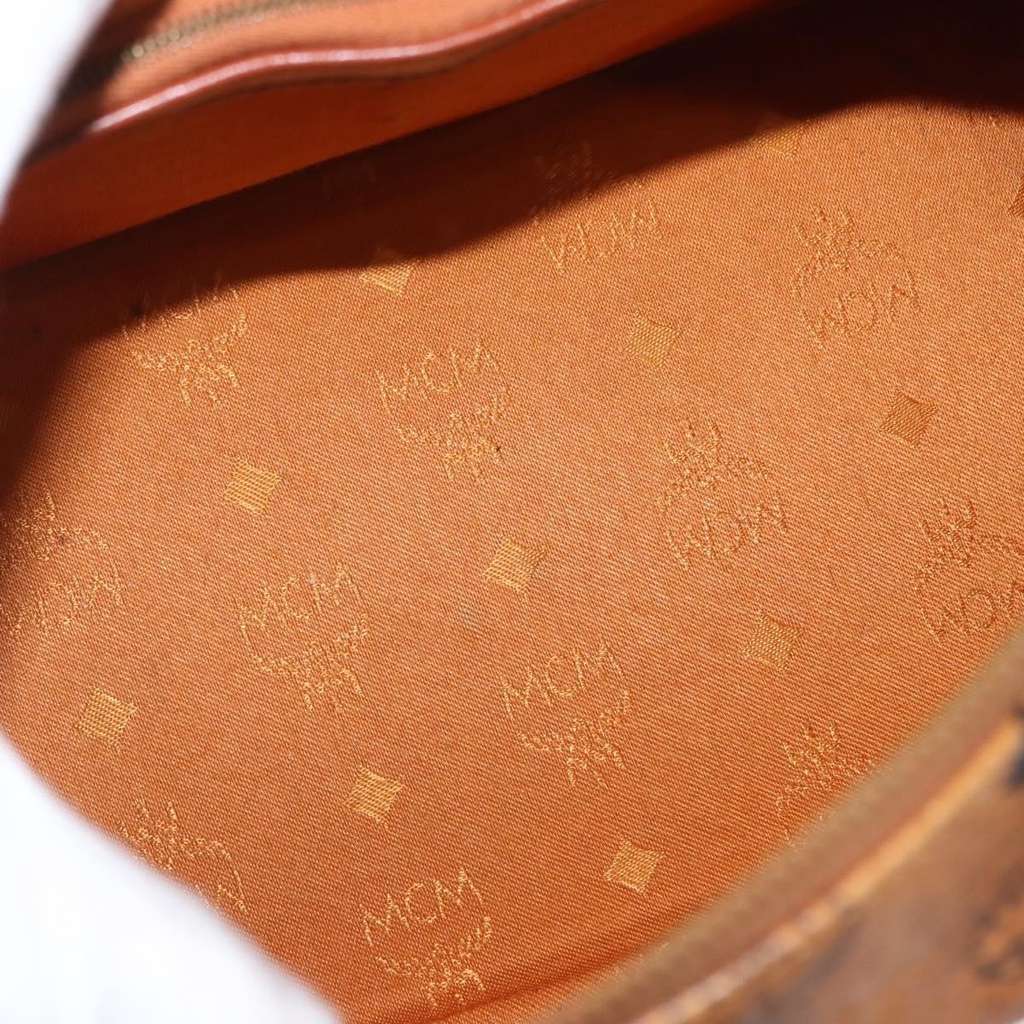 Mcm Visetos logogramme Handbag Brown Canvas Good condition - Box View