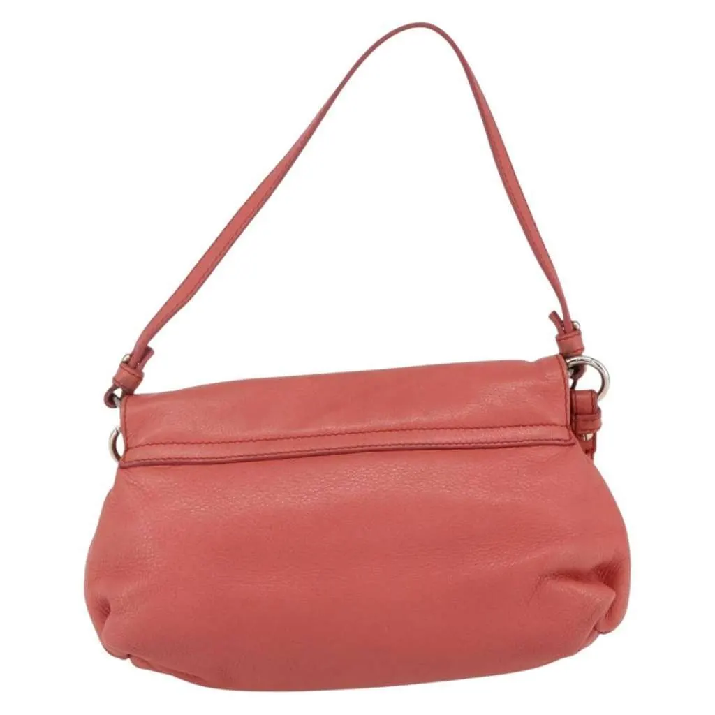 Chloe Lily Handbag Pink Leather Good - Back View