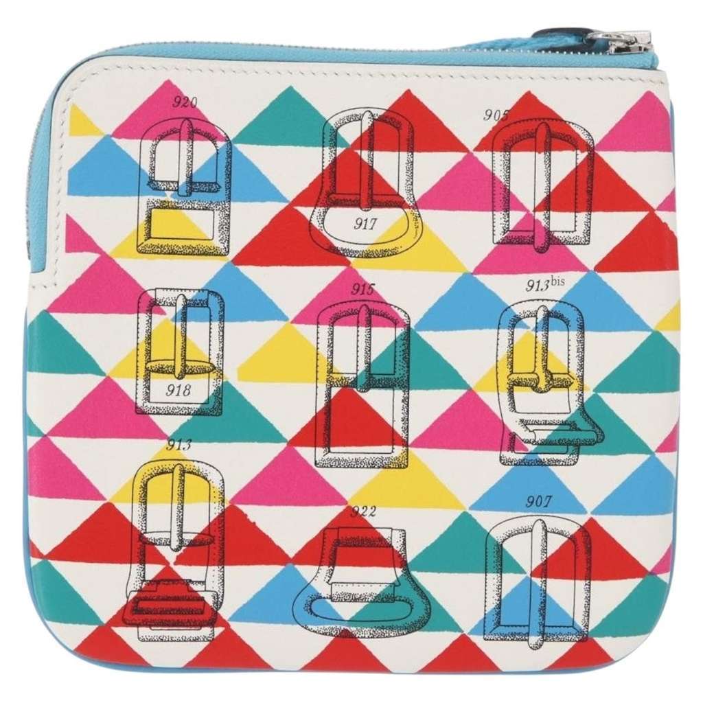 Hermès Carre Pocket Pouch Other Leather Very good condition - Back View