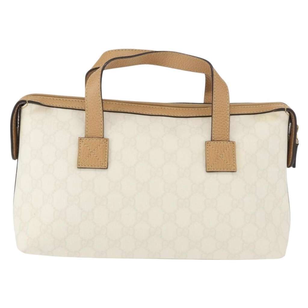 Gucci Vintage Handbag White Good condition - Back View