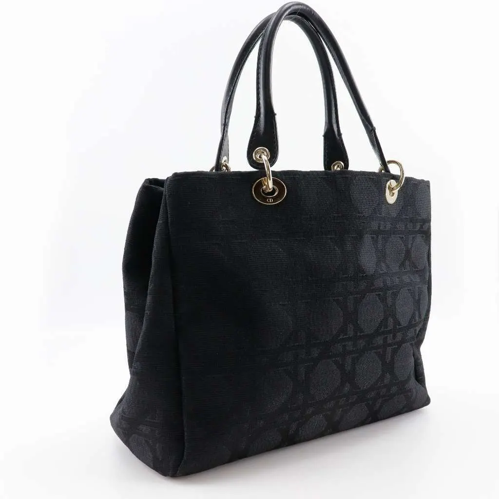 Dior Lady cannage Black Canvas Good - Back View