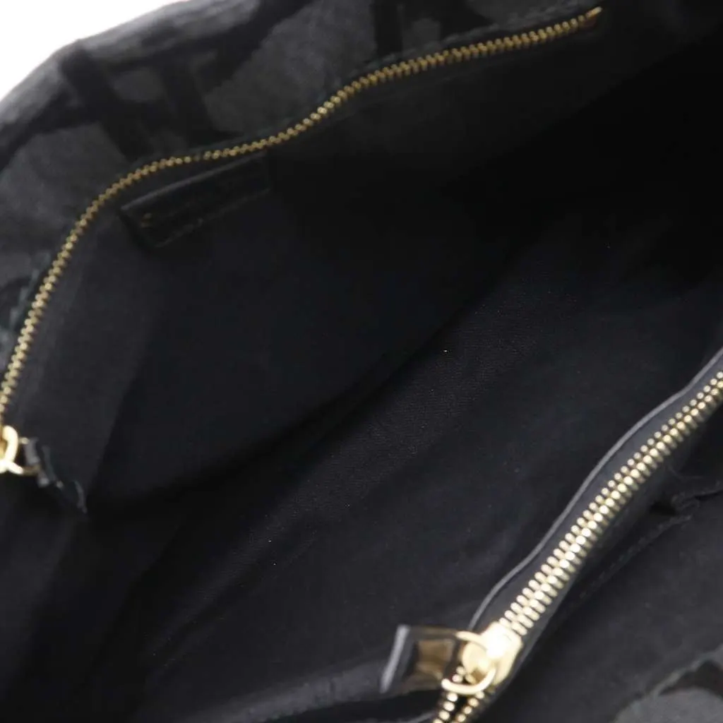 Dior Lady cannage Black Canvas Good - Inside View