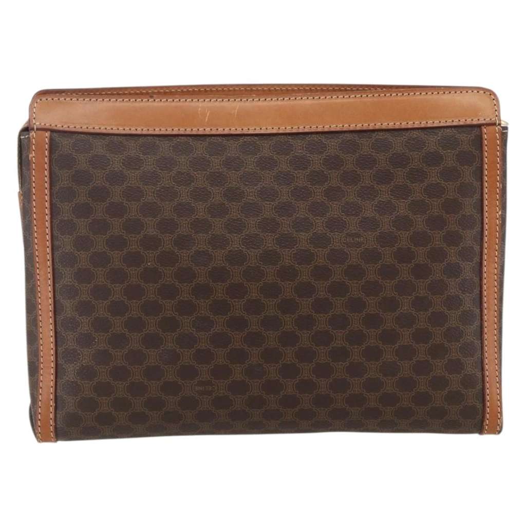 Celine Macadam Pochette Brown Good condition - Back View