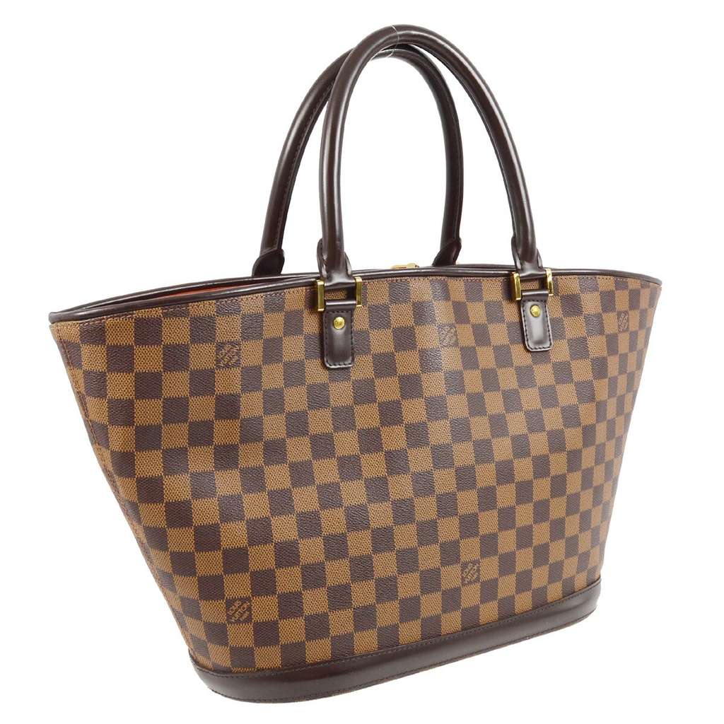 Louis Vuitton Manosque Handbag Brown Canvas Good condition - Back View