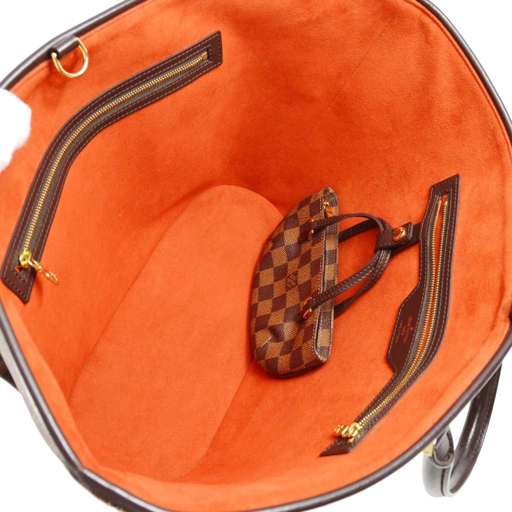 Louis Vuitton Manosque Handbag Brown Canvas Good condition - Inside View