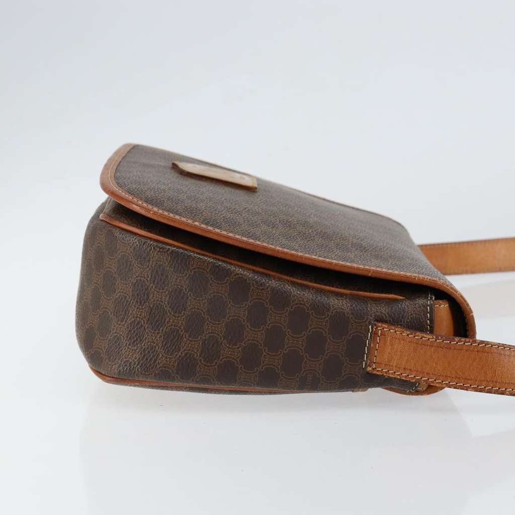 Celine Macadam Shoulder Bag Brown Canvas Good condition - Inside View