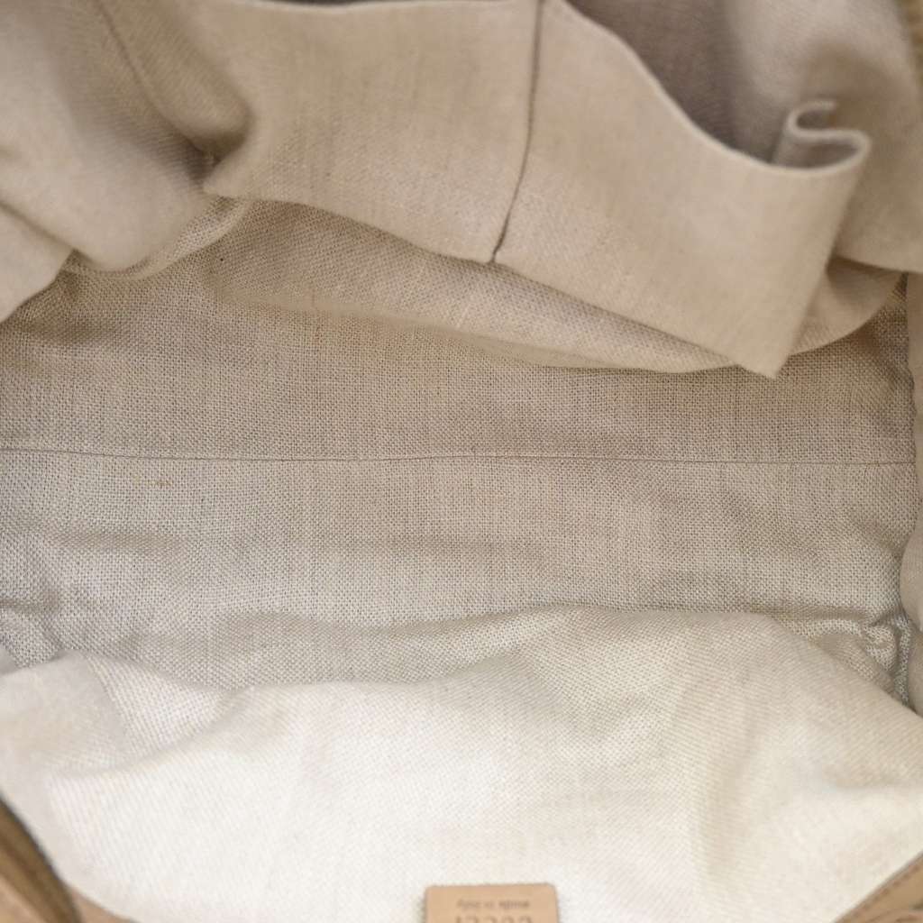 Gucci Twice Satchel Brown Suede Good condition - Box View