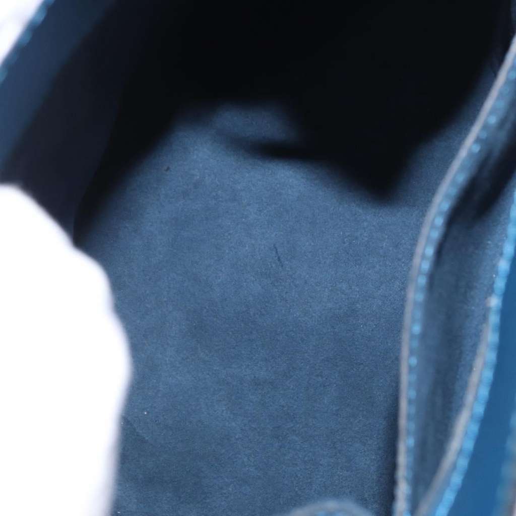 Louis Vuitton Cluny Shoulder Bag Blue Leather Good condition - Box View