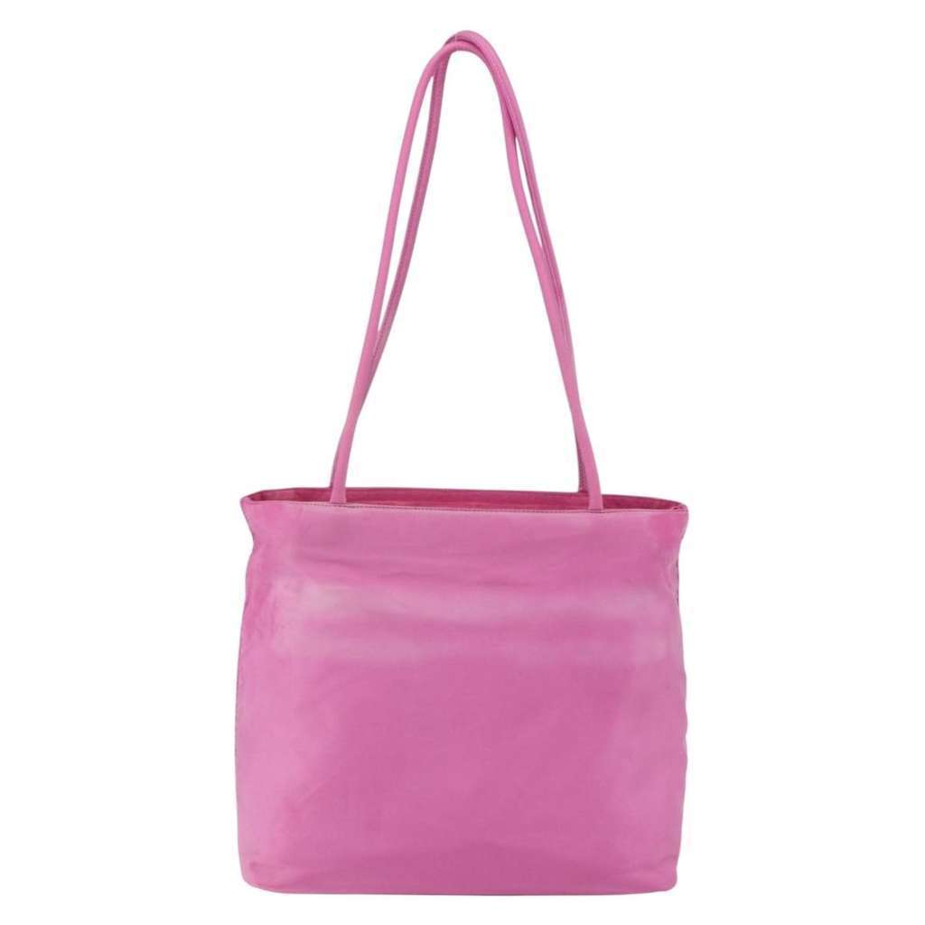 Prada Vintage Zip Tote Pink Good condition - Back View