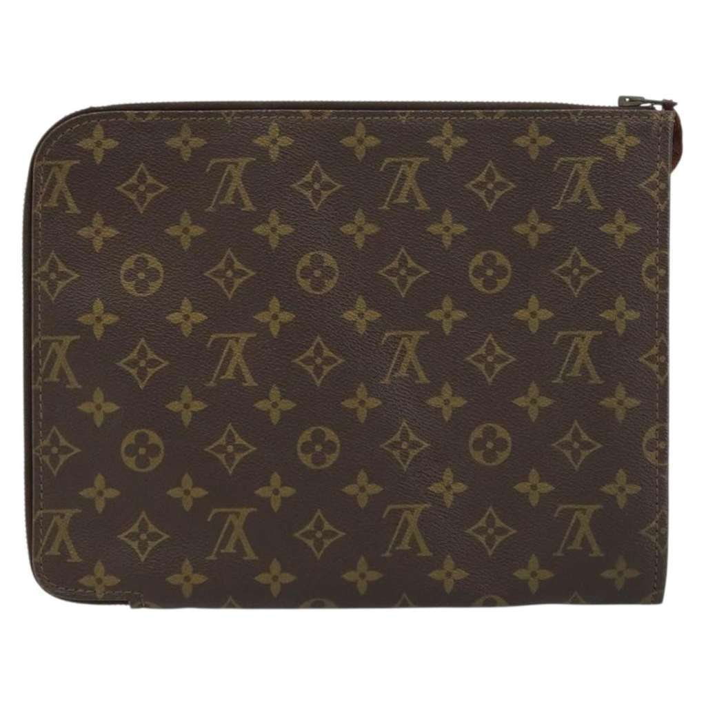 Louis Vuitton Poche Documents Brown Canvas Good condition - Back View