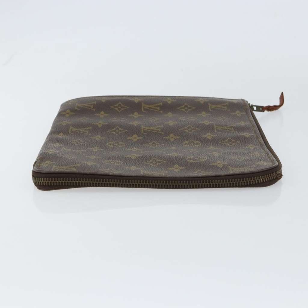 Louis Vuitton Poche Documents Brown Canvas Good condition - Inside View