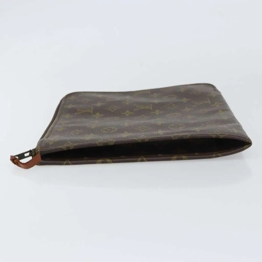 Louis Vuitton Poche Documents Brown Canvas Good - Model View