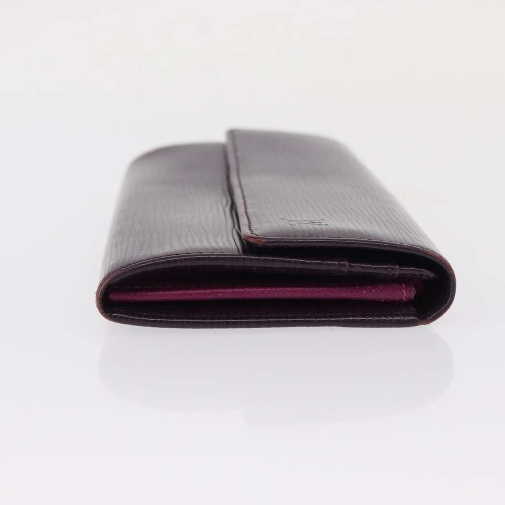 Louis Vuitton Vintage Sarah Wallet Purple Leather Good condition - Inside View