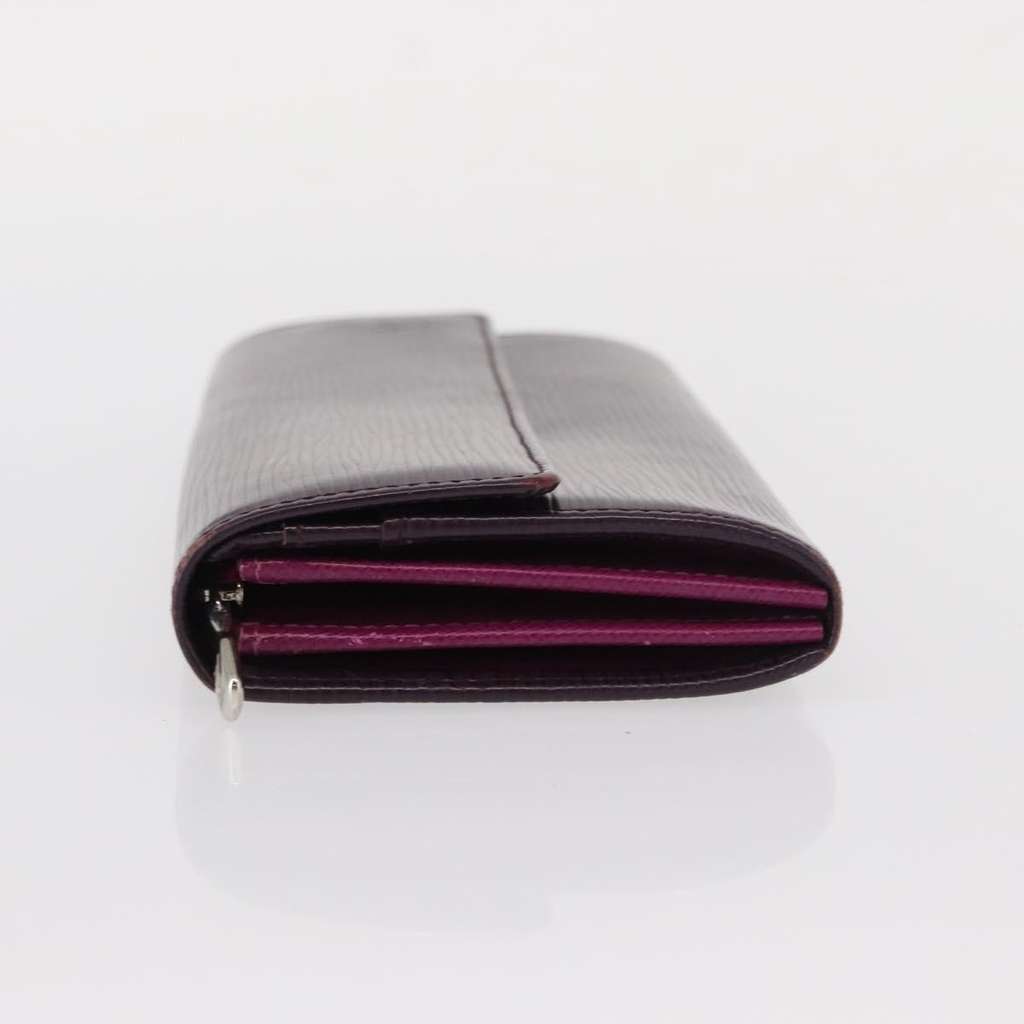 Louis Vuitton Vintage Sarah Wallet Purple Leather Good condition - Model View