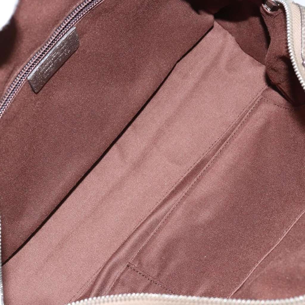 Salvatore Ferragamo Gancini Buckle Shoulder Bag Gold Leather Good condition - Box View