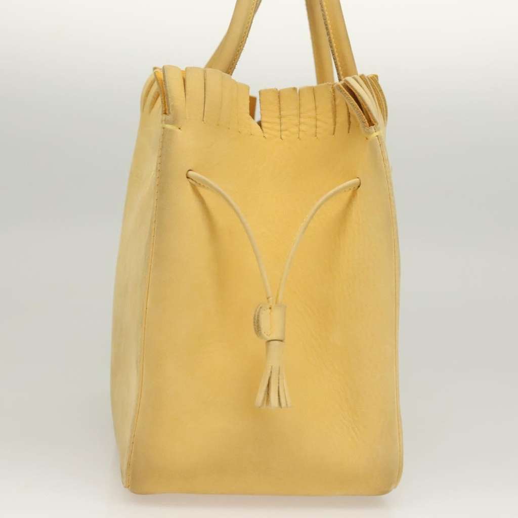 Salvatore Ferragamo Vintage Tote bag Yellow Suede Good condition - Inside View