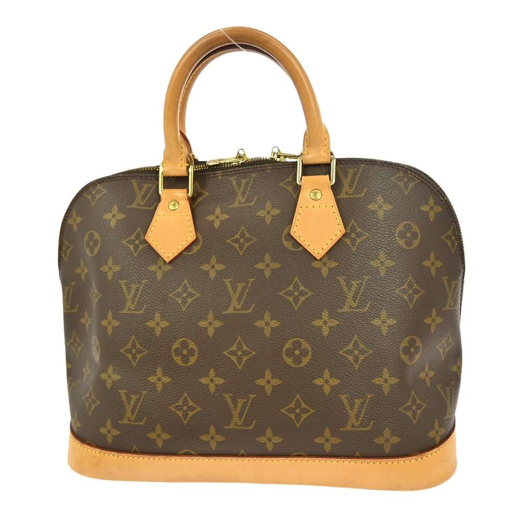 Louis Vuitton Alma Handbag Brown Canvas Fair condition - Back View