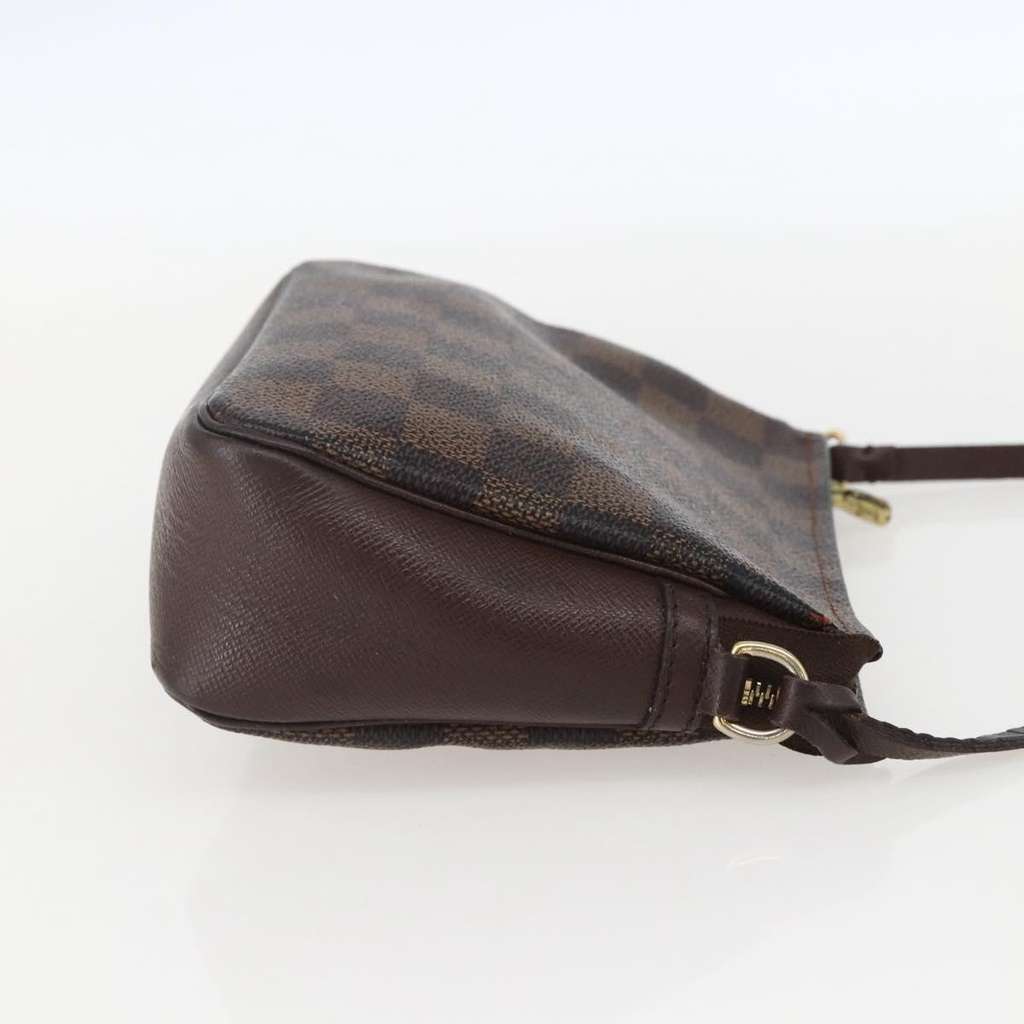 Louis Vuitton Trousse Make Up Bag Brown Canvas Good condition - Model View