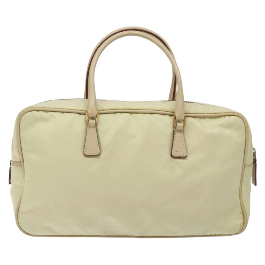 Prada Vintage Zip Handbag Beige Good condition - Back View