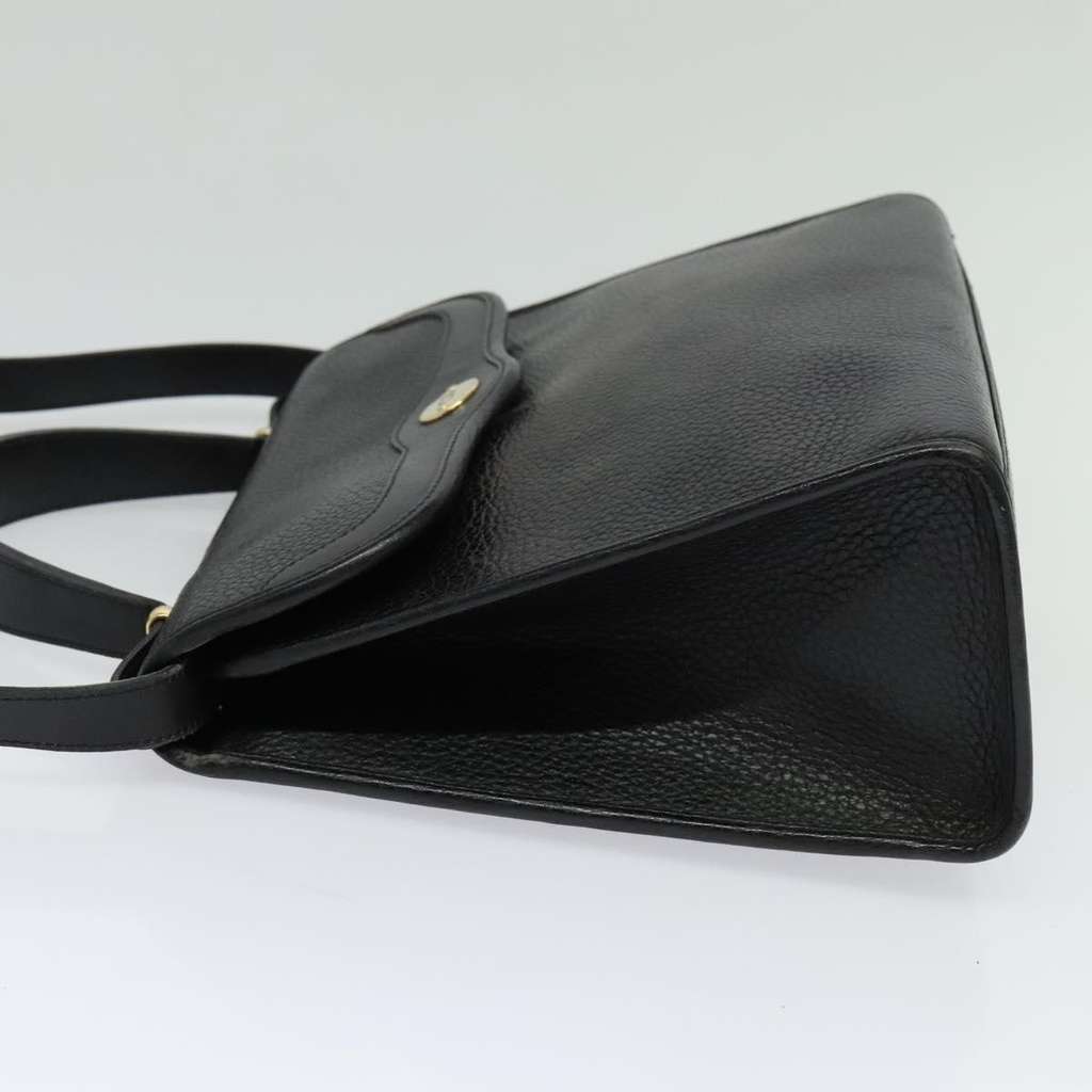 Christian Dior Vintage CD Handbag Black Leather Good condition - Inside View