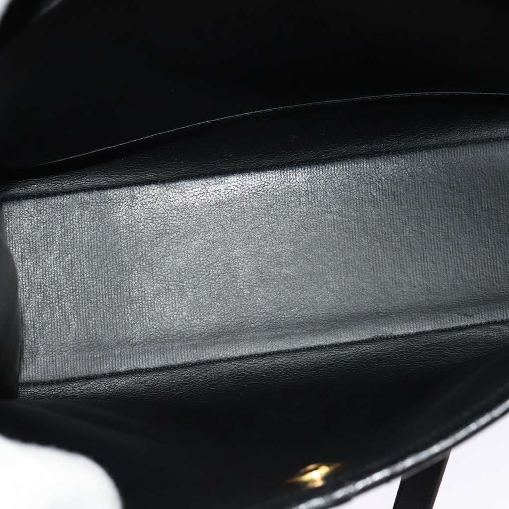 Christian Dior Vintage CD Handbag Black Leather Good condition - Box View