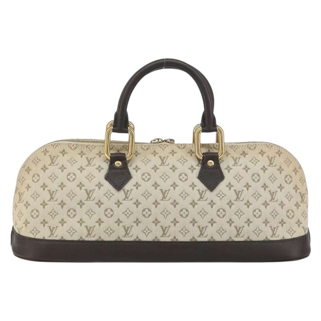 Louis Vuitton Alma Handbag Khaki Canvas Fair condition - Back View