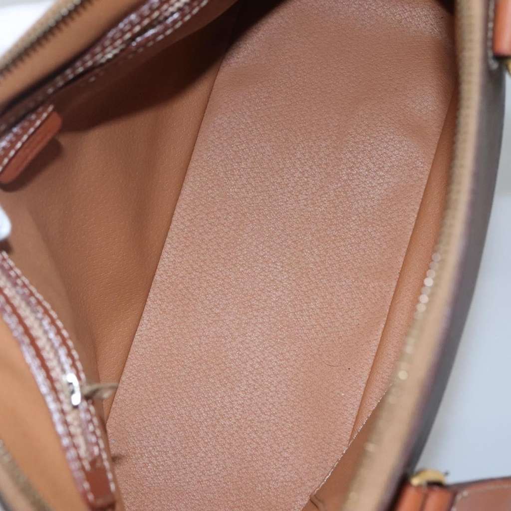 Celine Vintage Macadam Handbag Brown Canvas Good condition - Box View