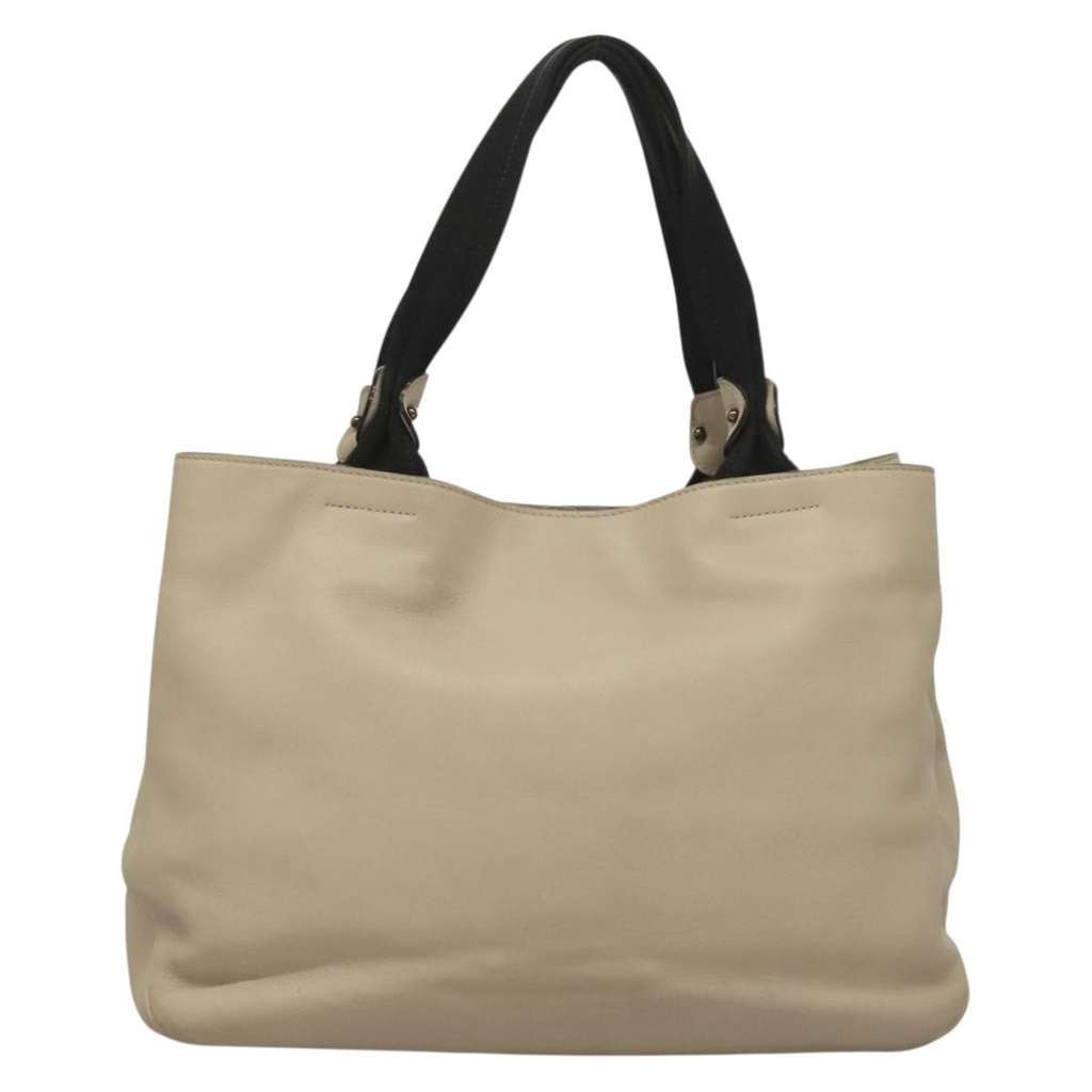 Salvatore Ferragamo Vara bow tote Beige Leather Good condition - Back View