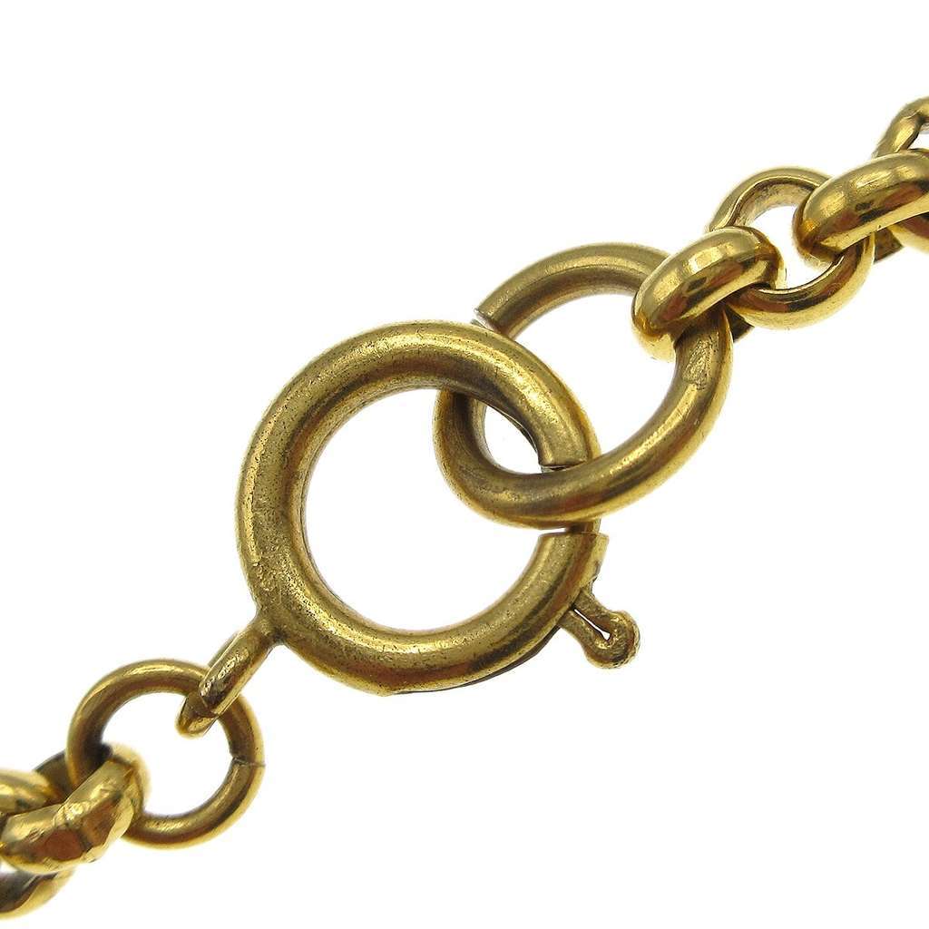 Chanel CC Heart Pendant Necklace Gold Good condition - Box View