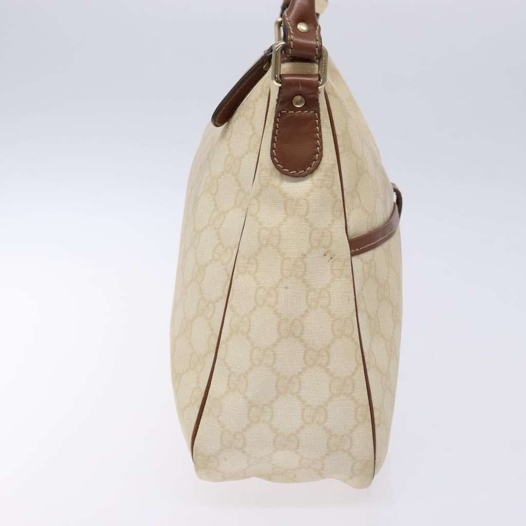 Gucci GG supreme handbag White Good condition - Model View