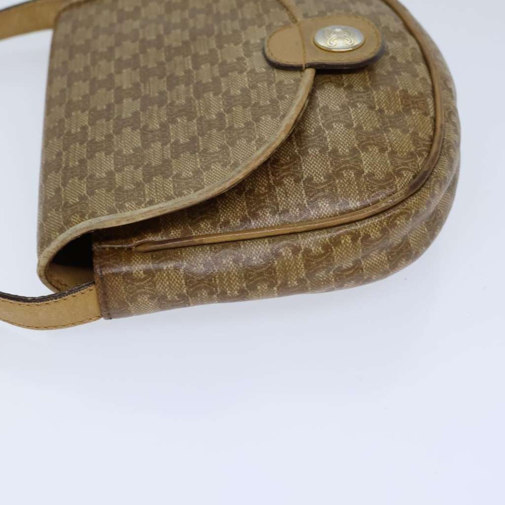 Celine Macadam Shoulder Bag Beige Canvas Good condition - Inside View