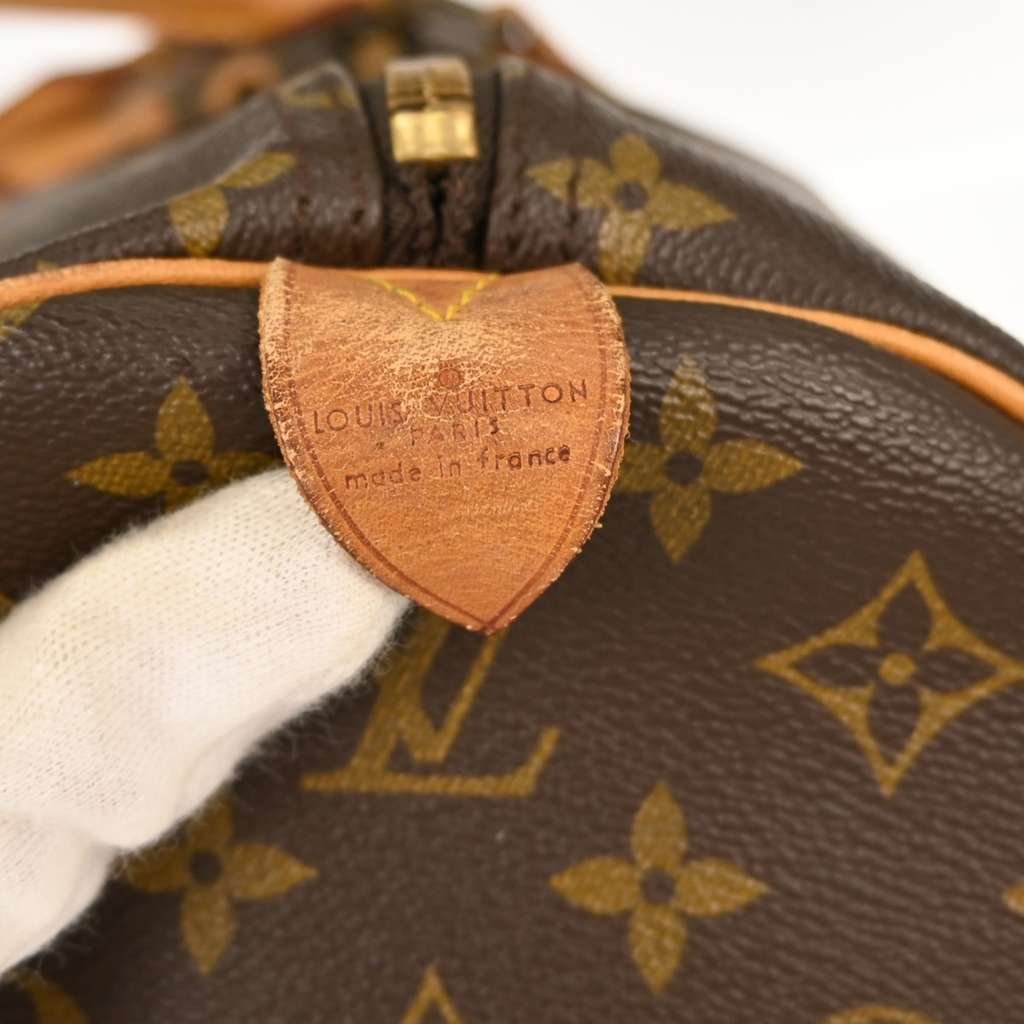 Louis Vuitton Keepall Bag Brown Canvas Good condition - Model View
