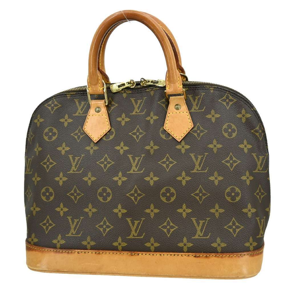 Louis Vuitton Alma Handbag Brown Canvas Good condition - Back View