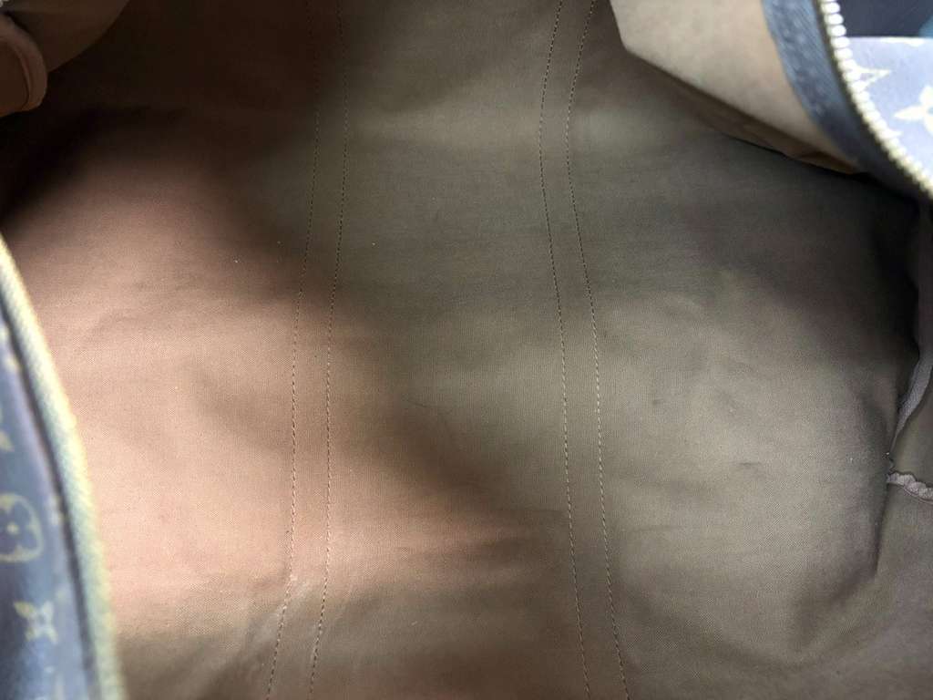 Louis Vuitton Keepall Bag Brown Leather Good condition - Box View