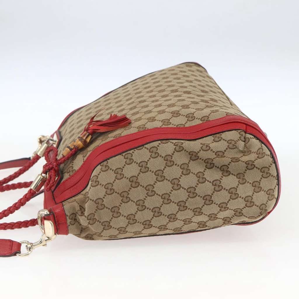 Gucci Bella Tote Beige Canvas Fair condition - Inside View