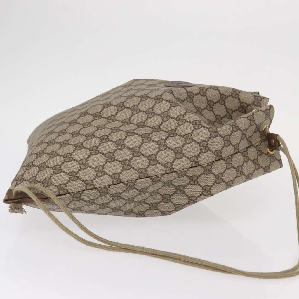 Gucci Drawstring Shoulder Bag Beige Good condition - Inside View