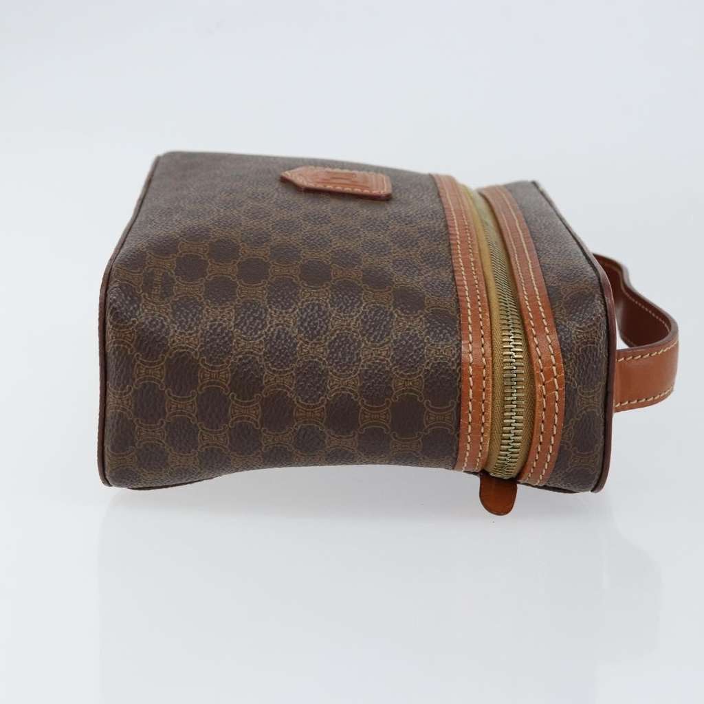Celine Macadam Vanity Bag Brown Canvas Good condition - Inside View