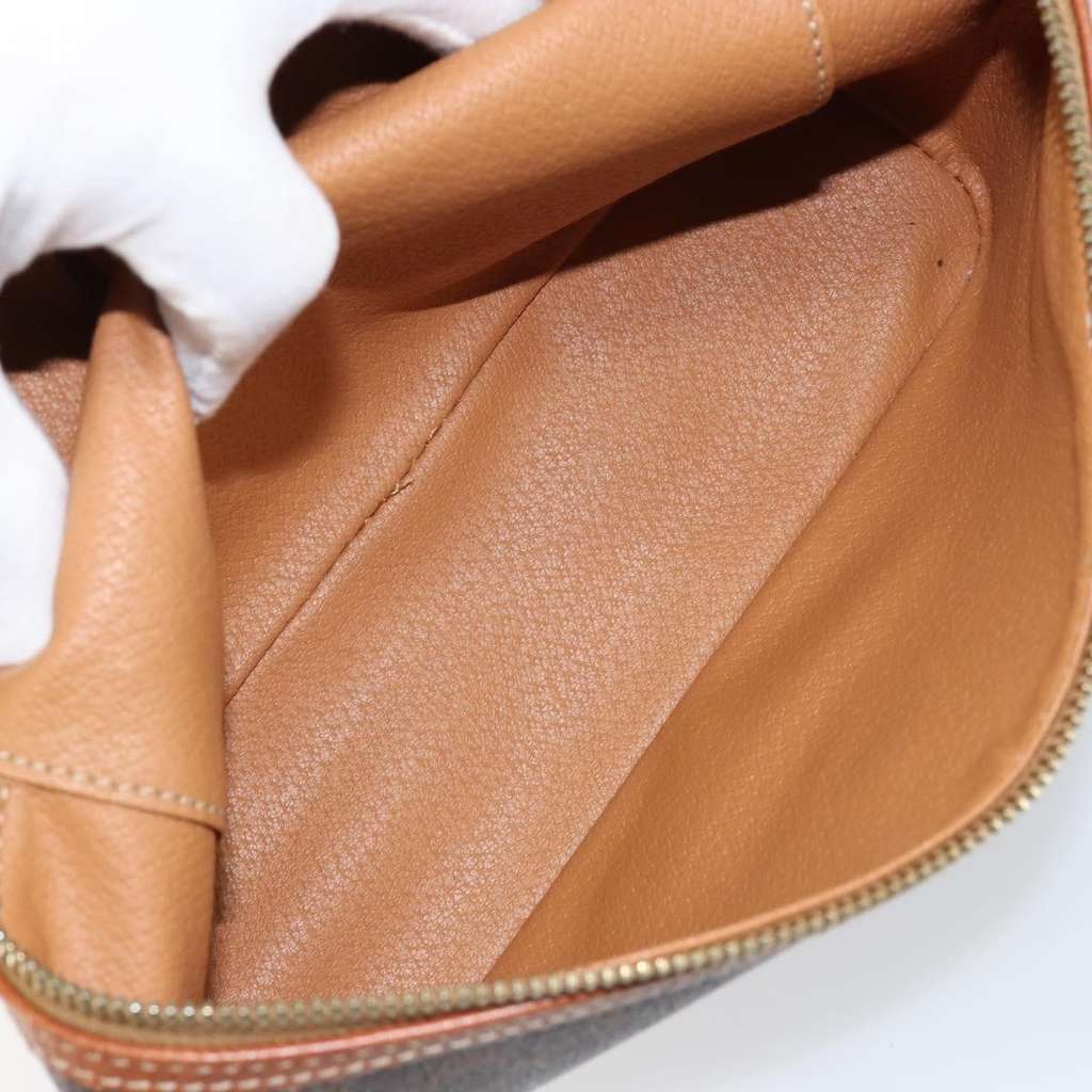 Celine Macadam Vanity Bag Brown Canvas Good condition - Box View