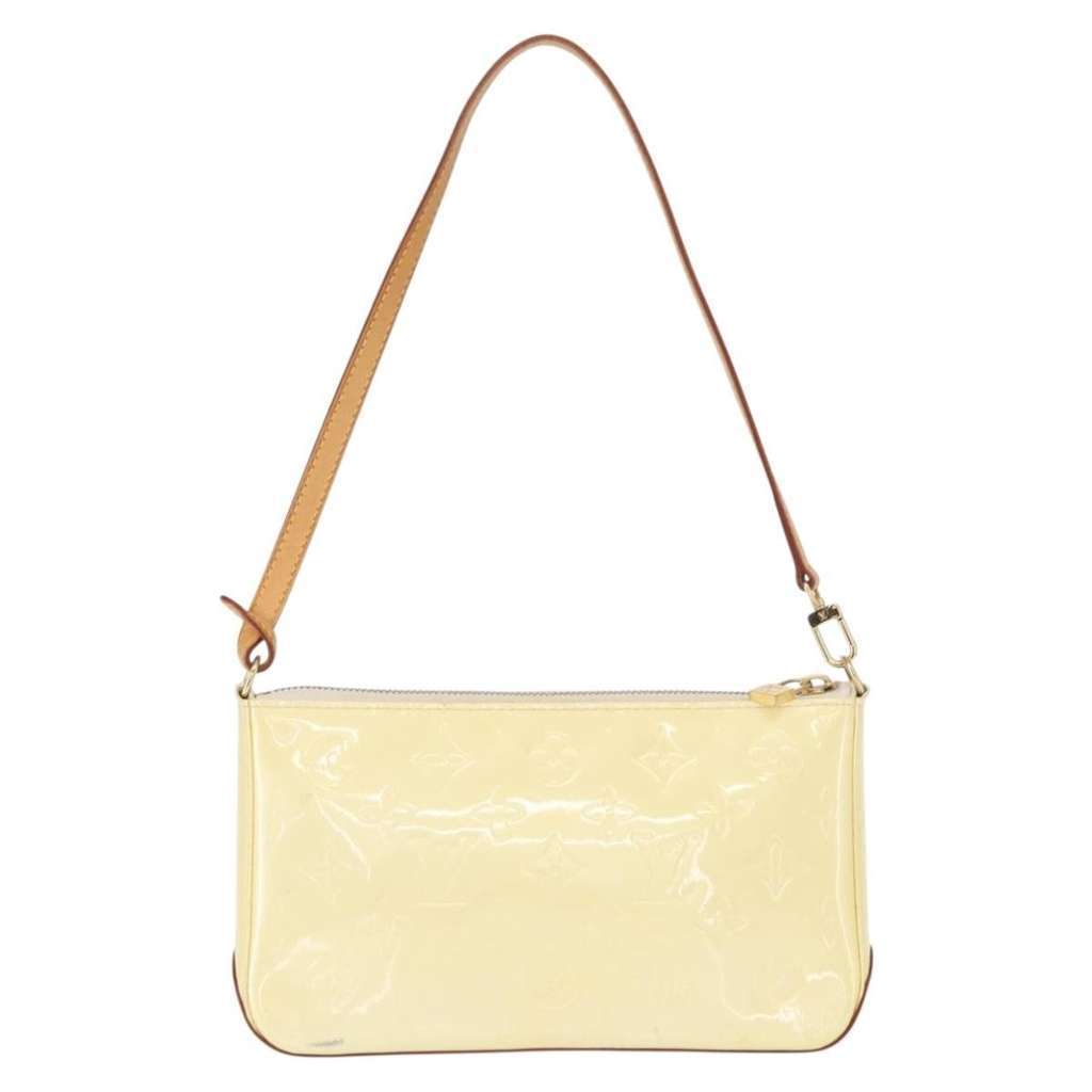 Louis Vuitton Mallory Handbag Beige Good condition - Back View