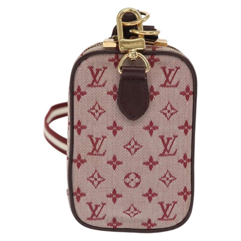 Louis Vuitton Camera Bag Red Canvas Good condition - Back View