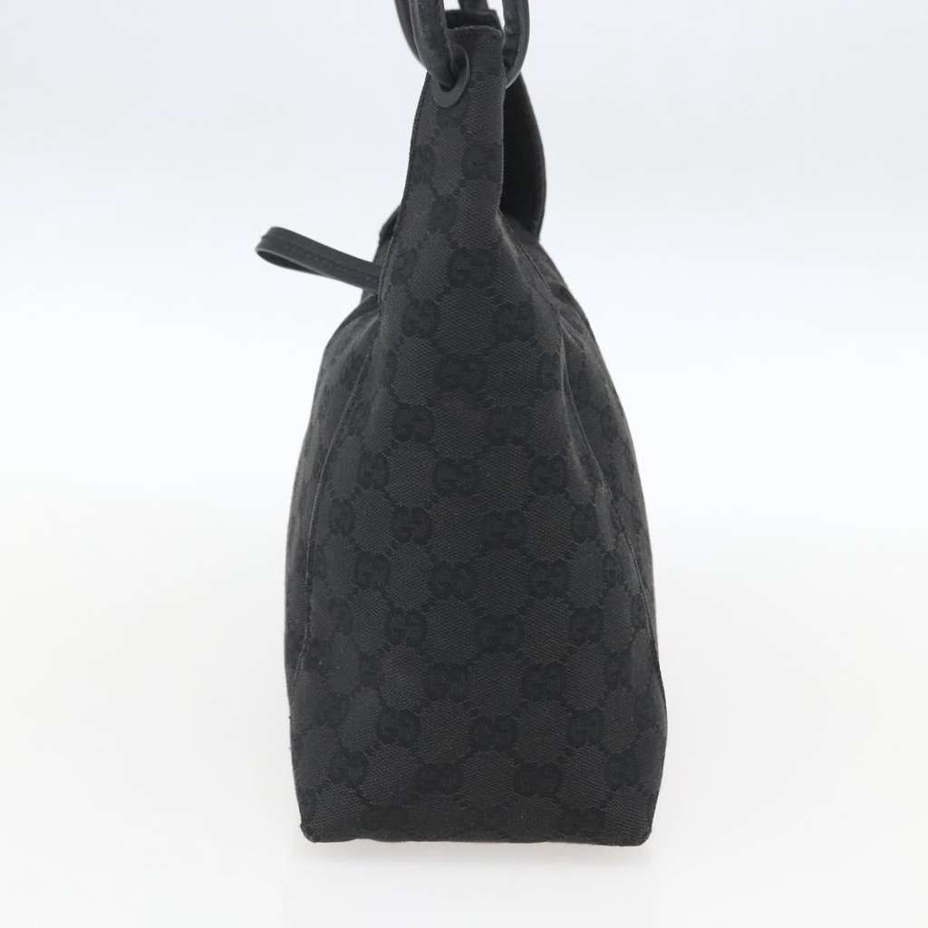 Gucci Zip Shoulder Bag Black Canvas Fair condition - Inside View