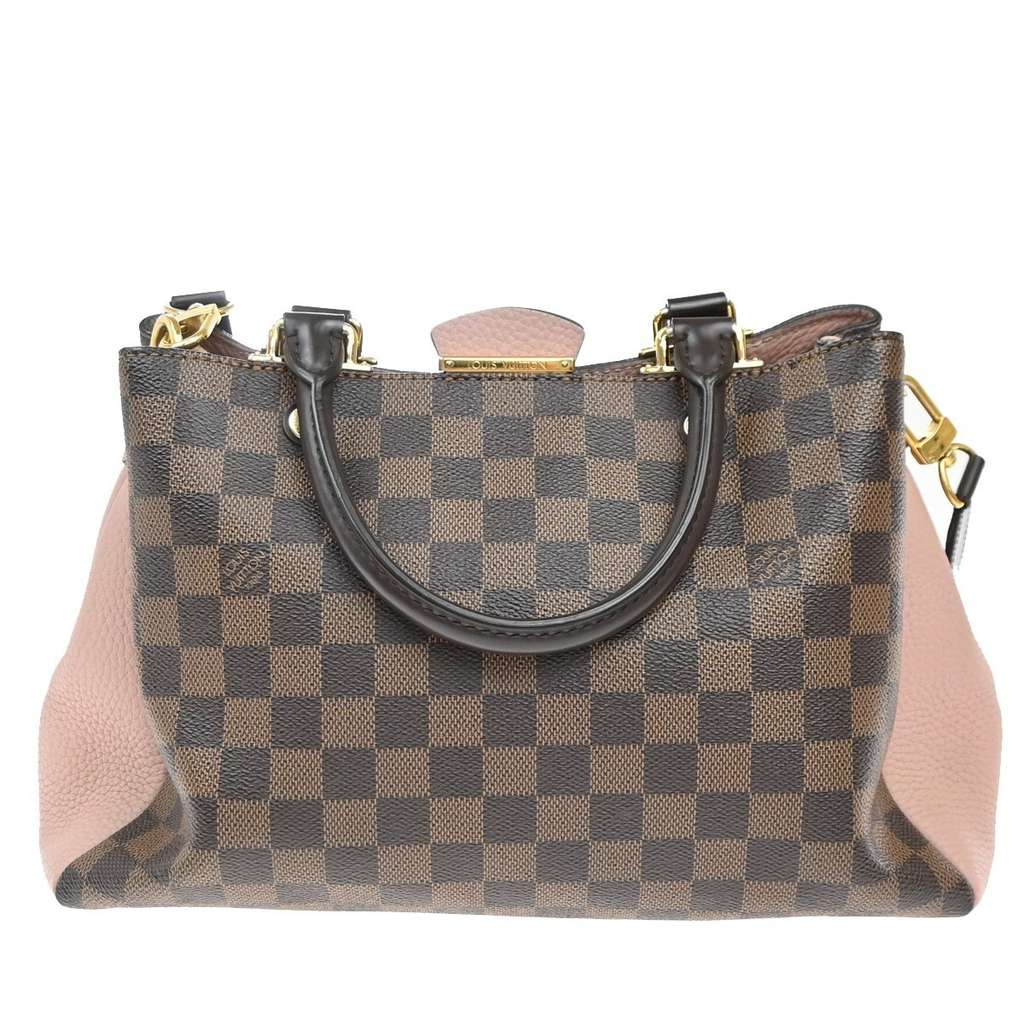 Louis Vuitton Brittany Handbag Brown Canvas Good condition - Back View
