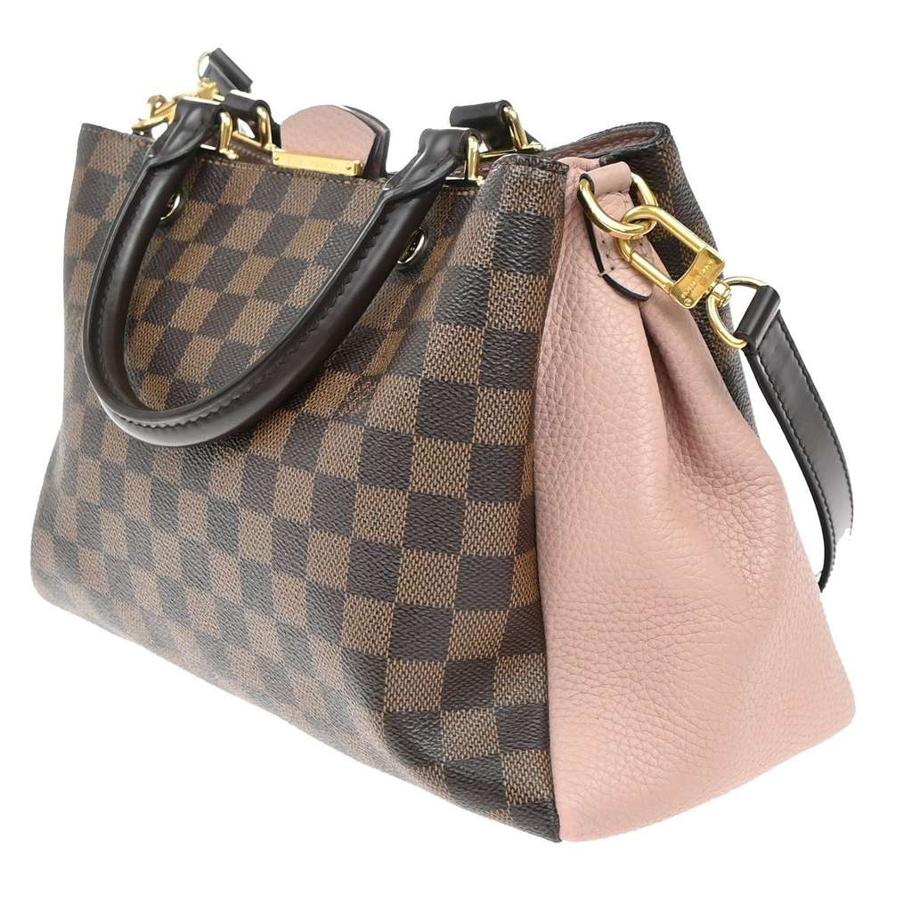 Louis Vuitton Brittany Handbag Brown Canvas Good condition - Model View