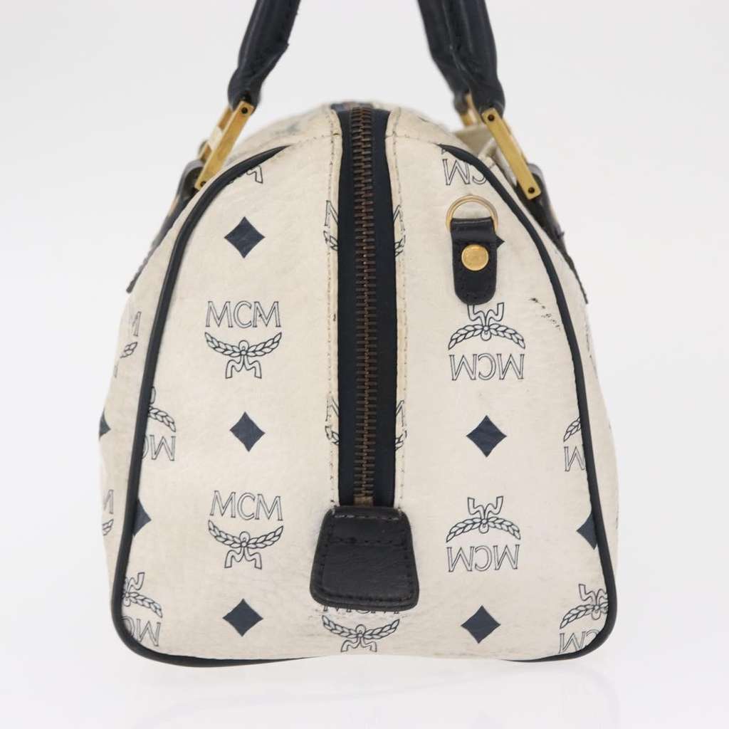 Mcm Visetos Handbag White Canvas Good condition - Inside View
