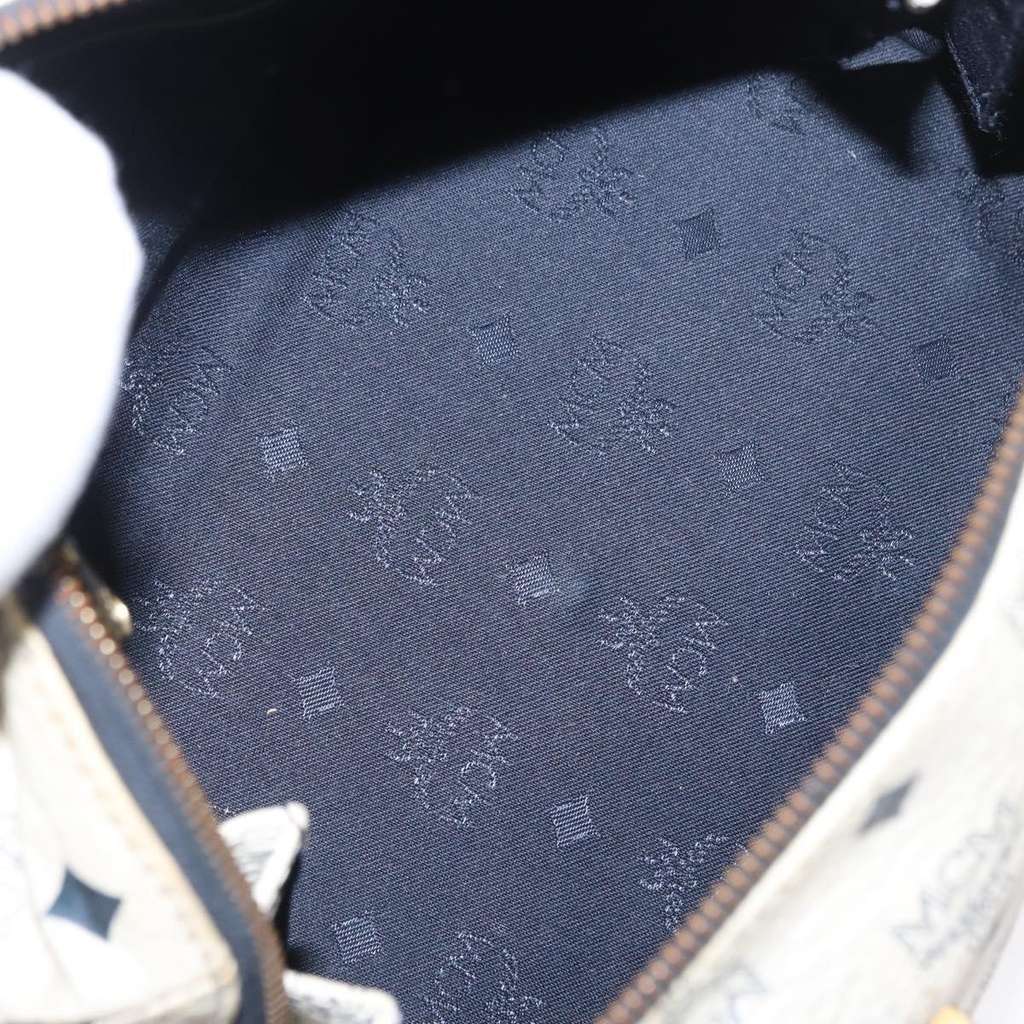 Mcm Visetos Handbag White Canvas Good condition - Box View