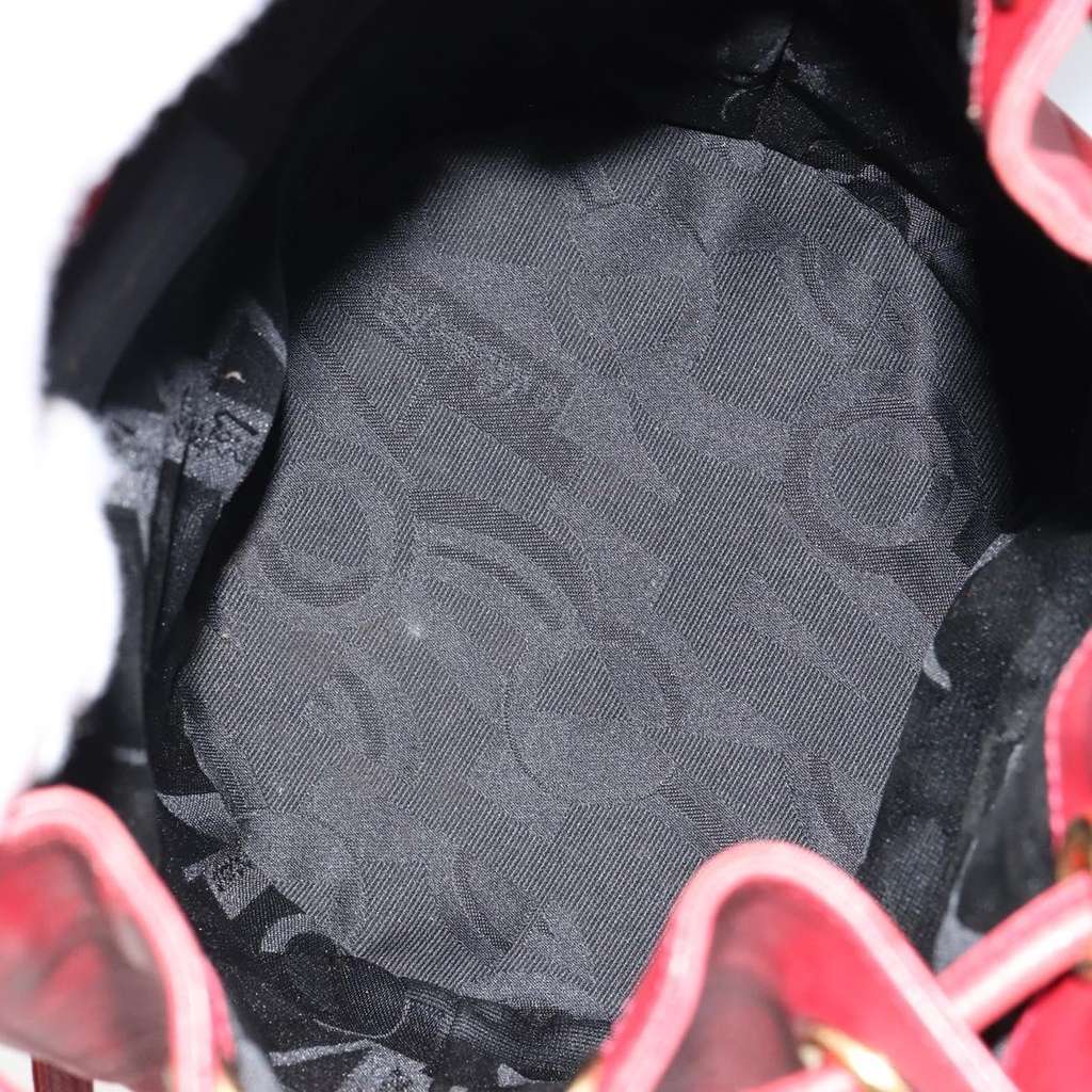 Salvatore Ferragamo Vala Shoulder Bag Red Leather Good condition - Box View