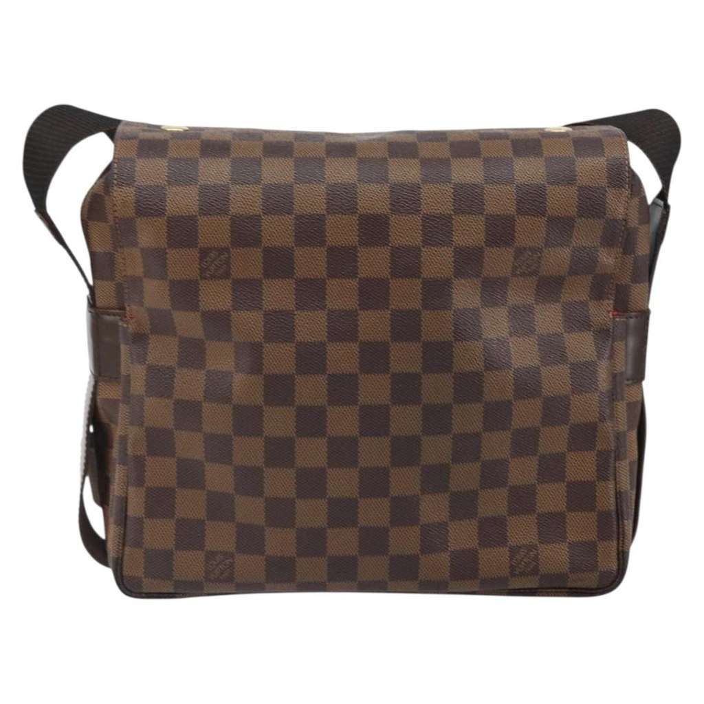 Louis Vuitton Naviglio Handbag Brown Canvas Good condition - Back View