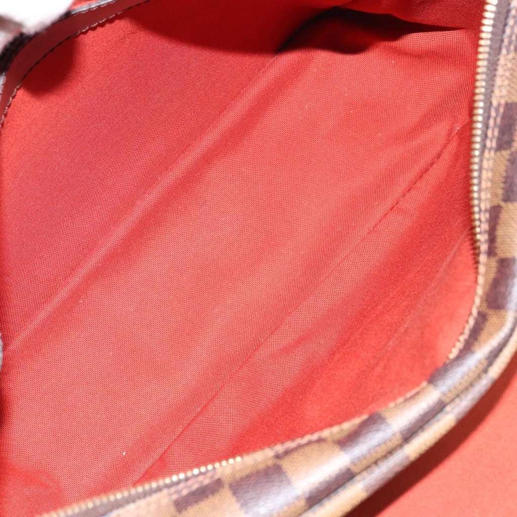 Louis Vuitton Naviglio Handbag Brown Canvas Good condition - Box View