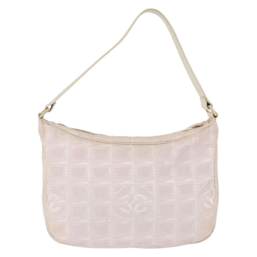 Chanel Travel Line Zip Hobo Pink Good condition - Back View