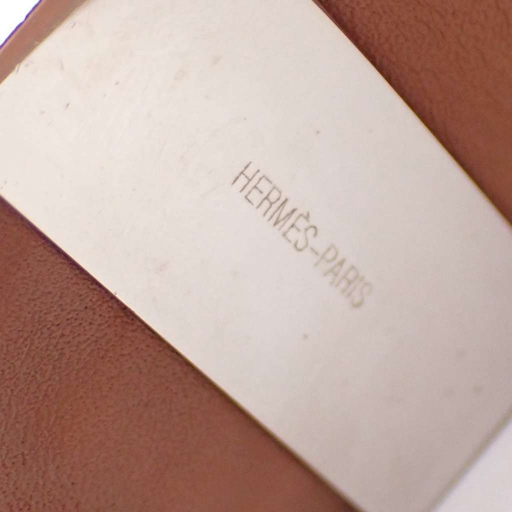 Hermès Collier de Chien Bracelet Orange Leather Good condition - Box View